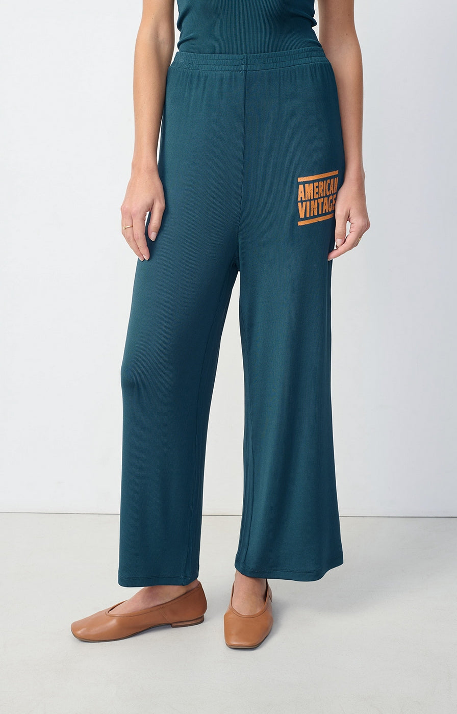 Jogging Ample - Petrole - Femme