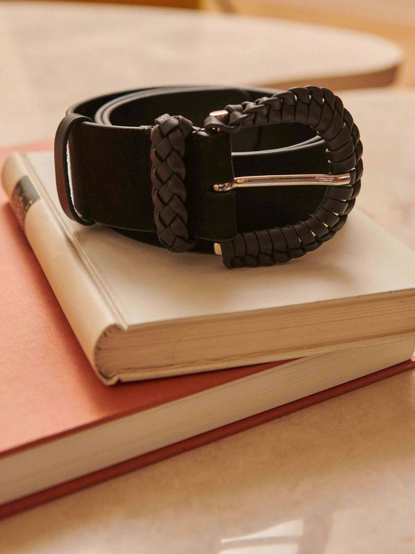 WIDE BLACK BELT ADELE PETITE MENDIGOTE