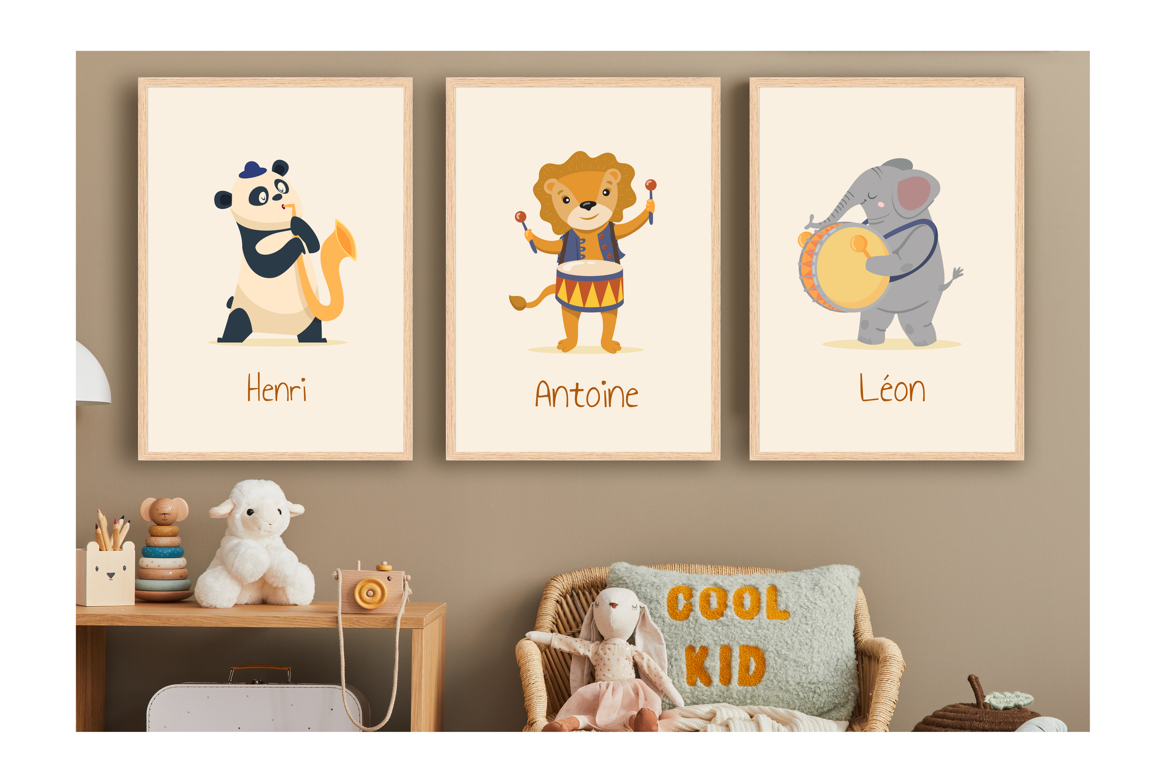 Pósters Personalizados - Músicos Animales