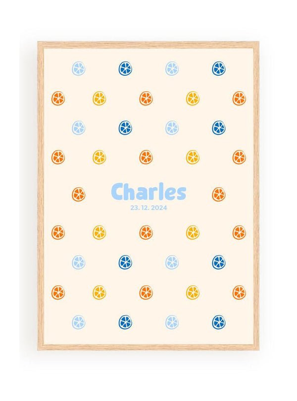 Affiches Personnalisées - Motif Citrons