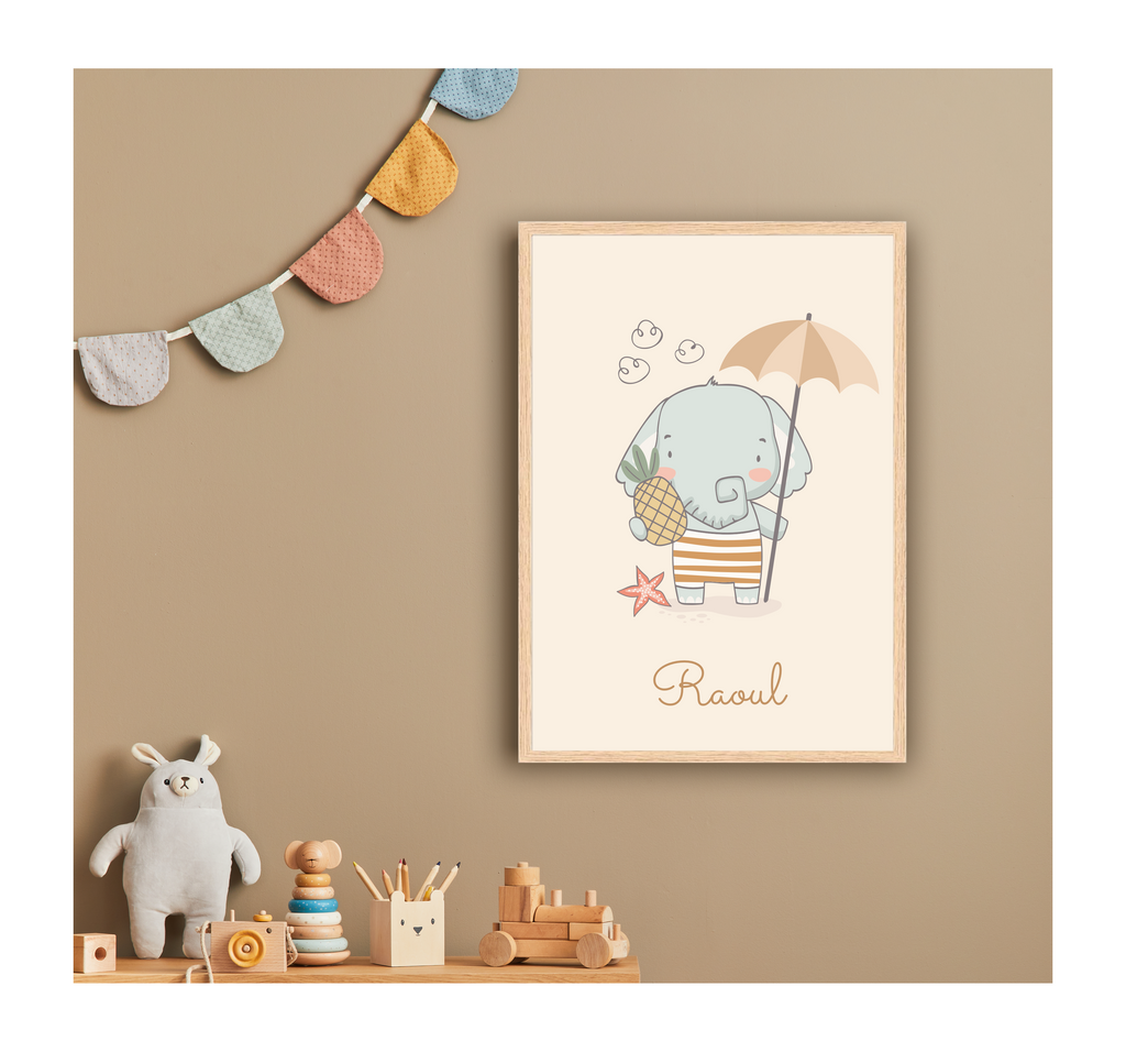 Affiches Personnalisées - Éléphants