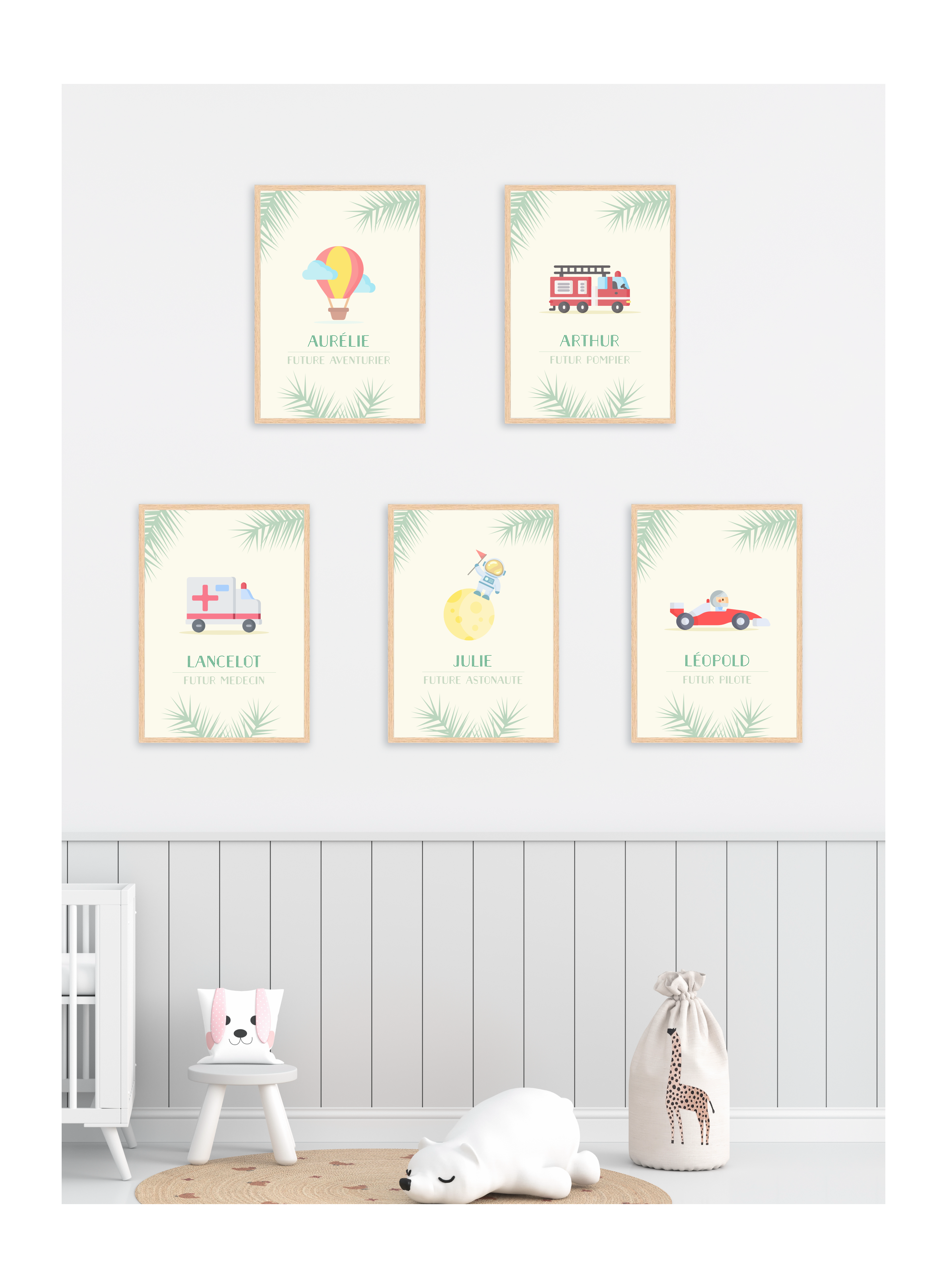 Affiches Personnalisées - Métiers