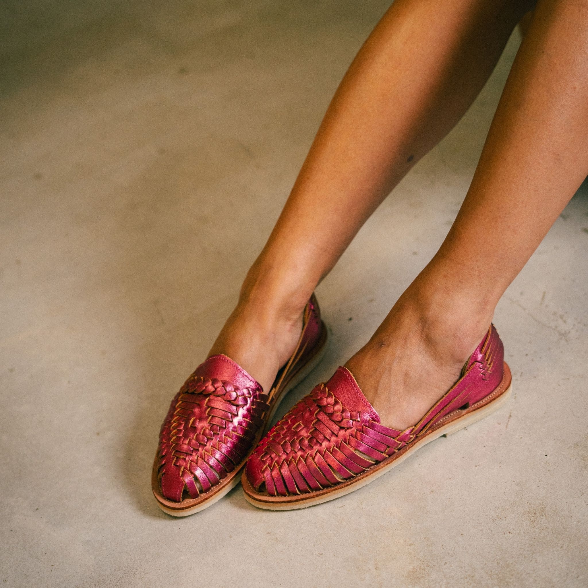Huaraches Alegre - Rose Flashy