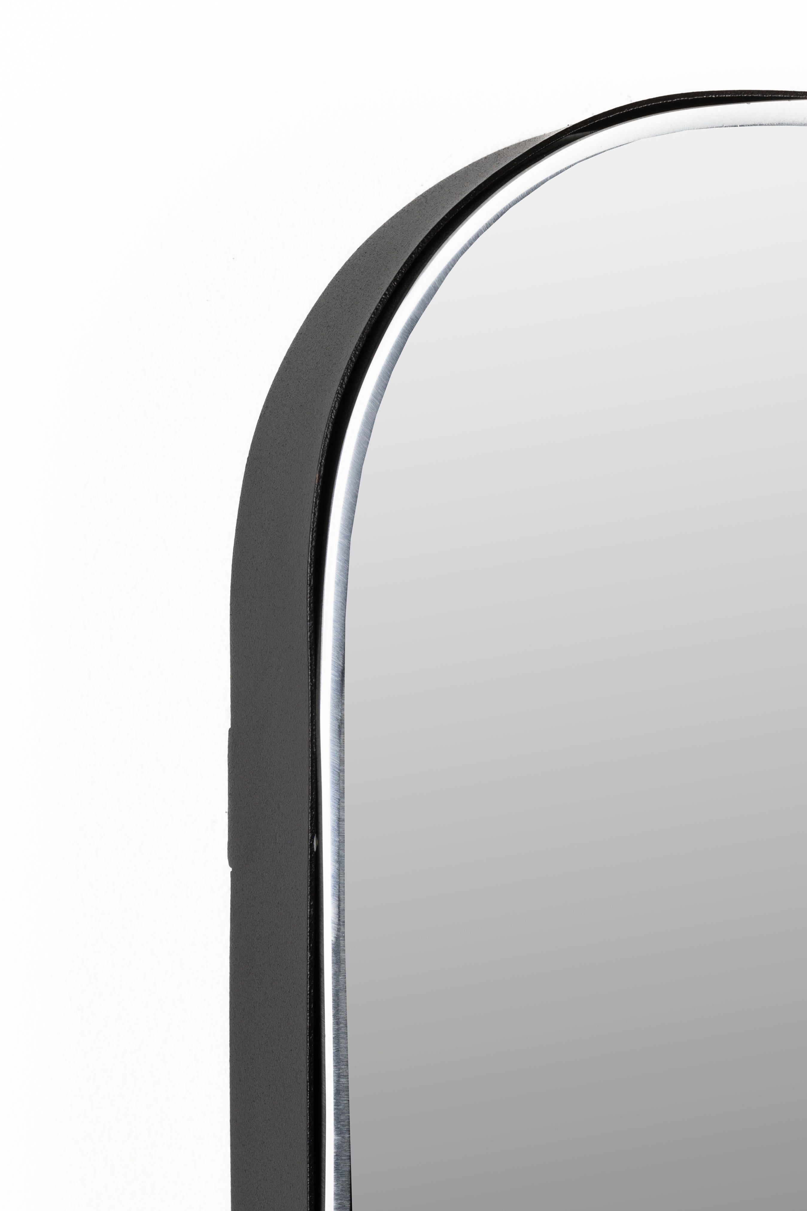 Glamour - Miroir - Fer - Marron Foncé