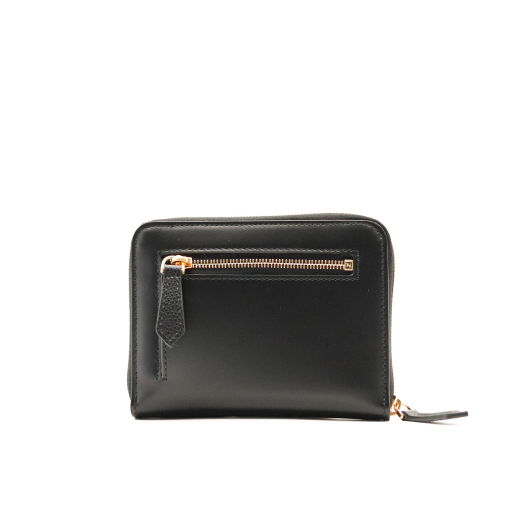 Le Portefeuille Zippé Fendi Diamonds Noir