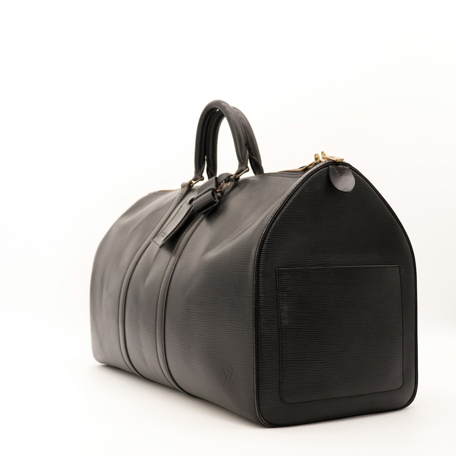 Le Keepall 50 Louis Vuitton En Cuir Épi Noir