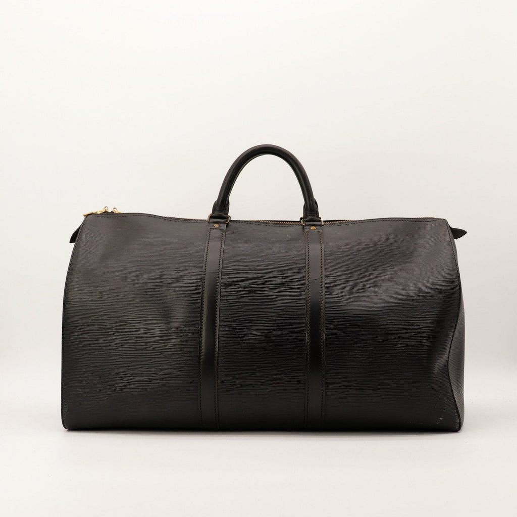 Le Keepall 50 Louis Vuitton En Cuir Épi Noir