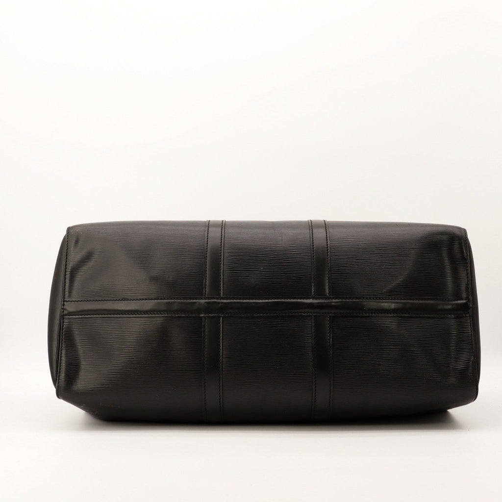 Le Keepall 50 Louis Vuitton En Cuir Épi Noir