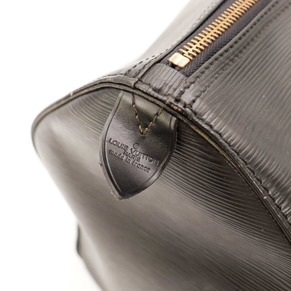 Le Keepall 50 Louis Vuitton En Cuir Épi Noir