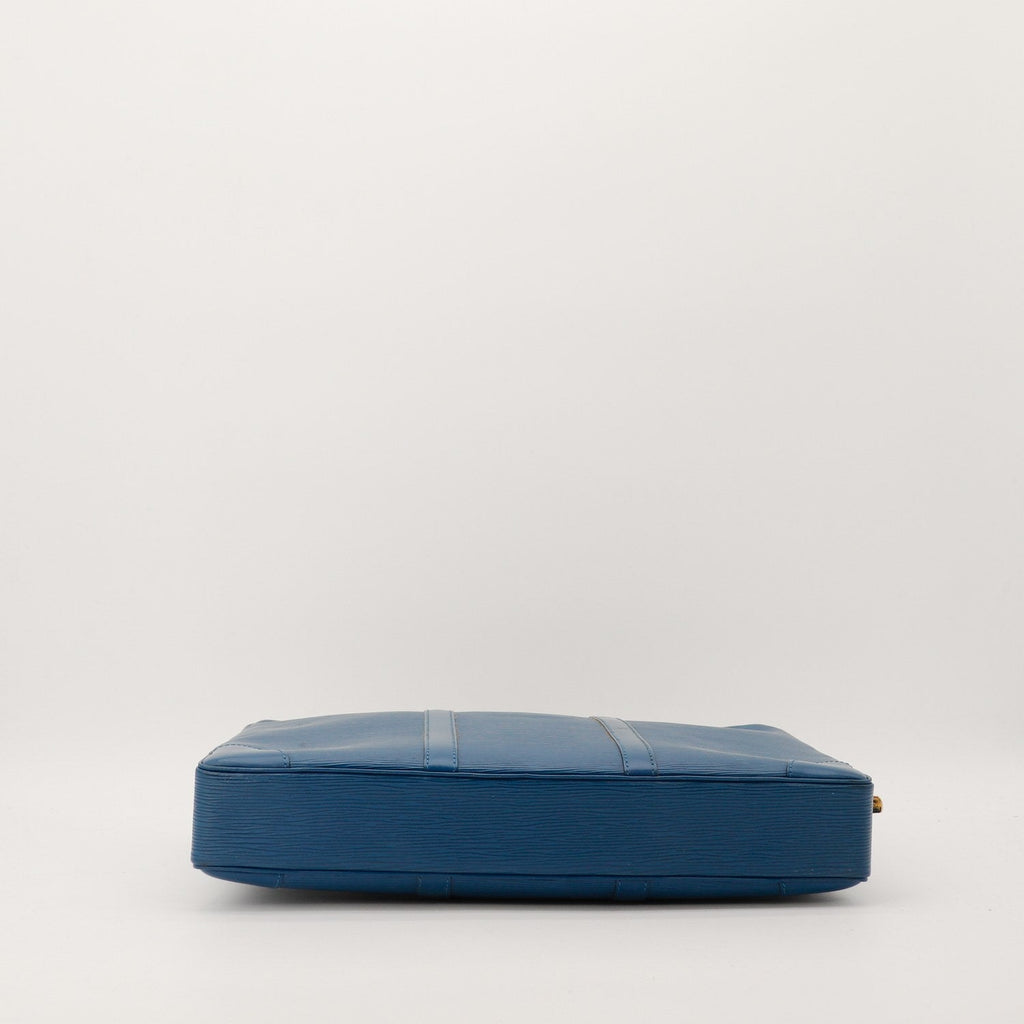 Le Porte-Documents Voyage Epi Bleu Louis Vuitton