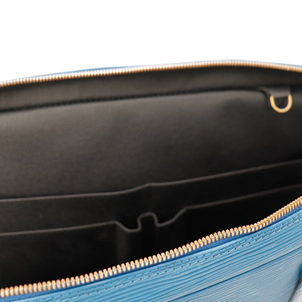 Le Porte-Documents Voyage Epi Bleu Louis Vuitton