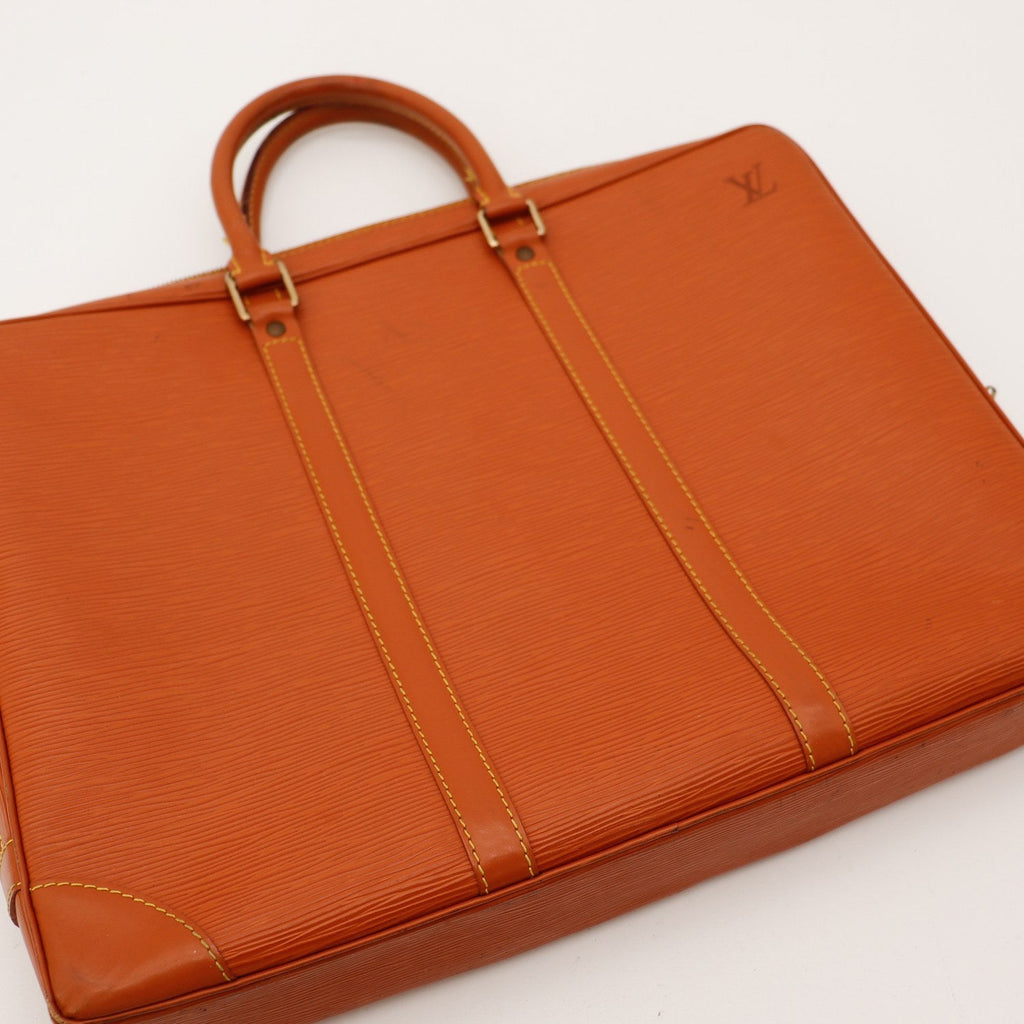 Le Porte-Documents Voyage Epi Marron Louis Vuitton