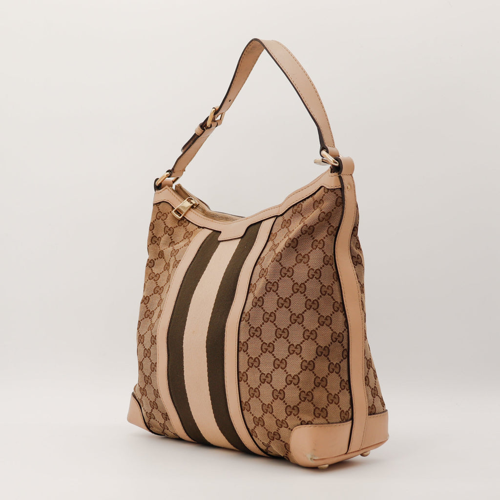 Le Hobo Web Stripe Gucci