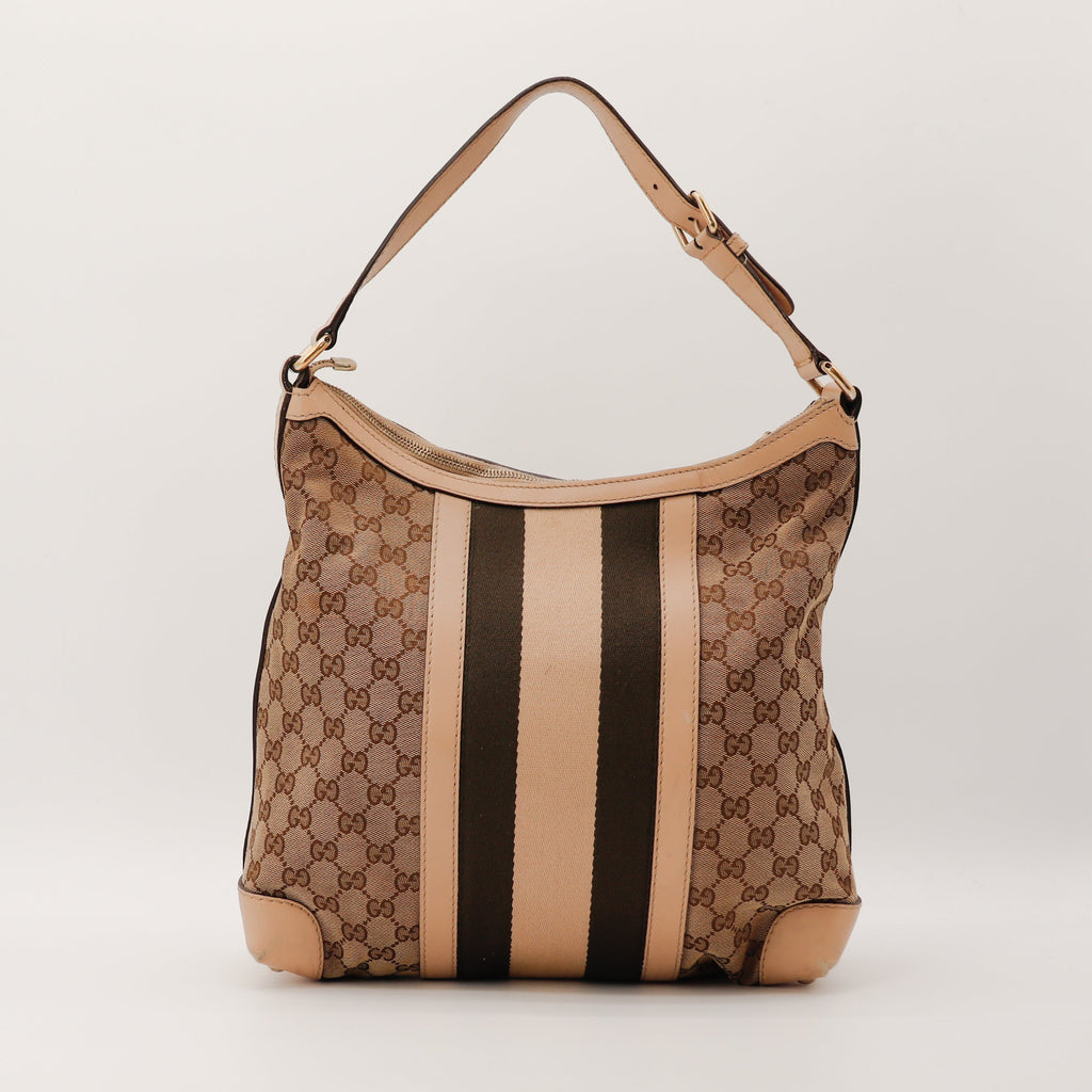 Le Hobo Web Stripe Gucci