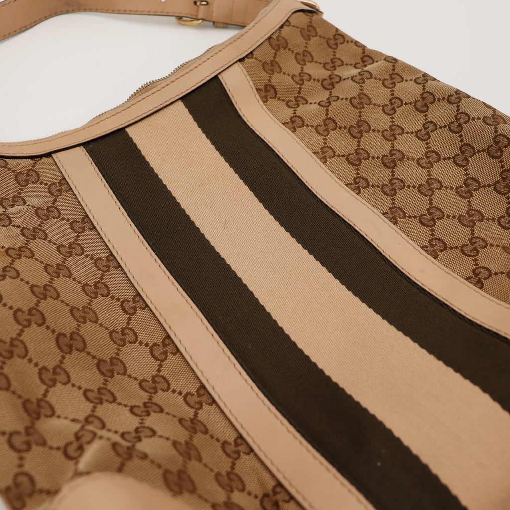 Le Hobo Web Stripe Gucci