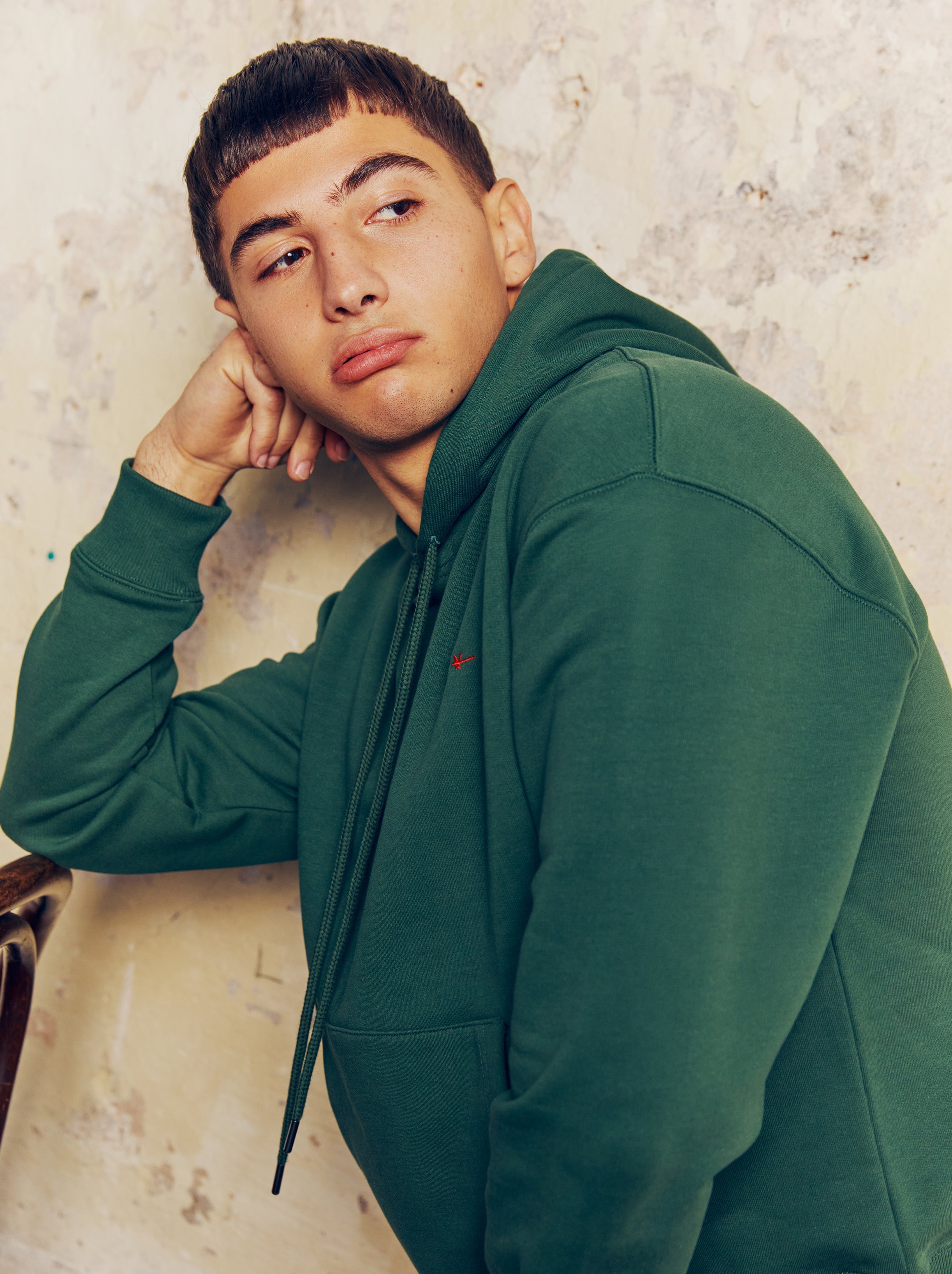 Hola verdadera sudadera con capucha de vianney