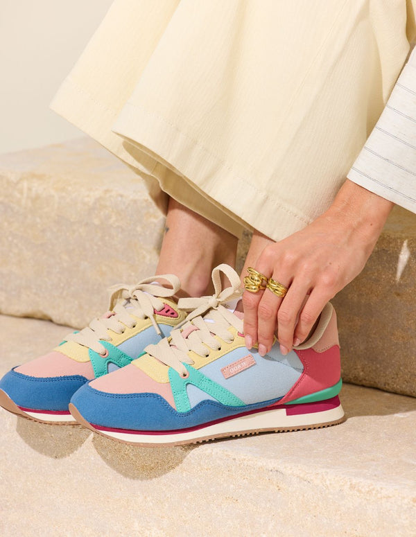 Andrée Low-Top Sneakers - Light Pink Duck Eggshell - Women's