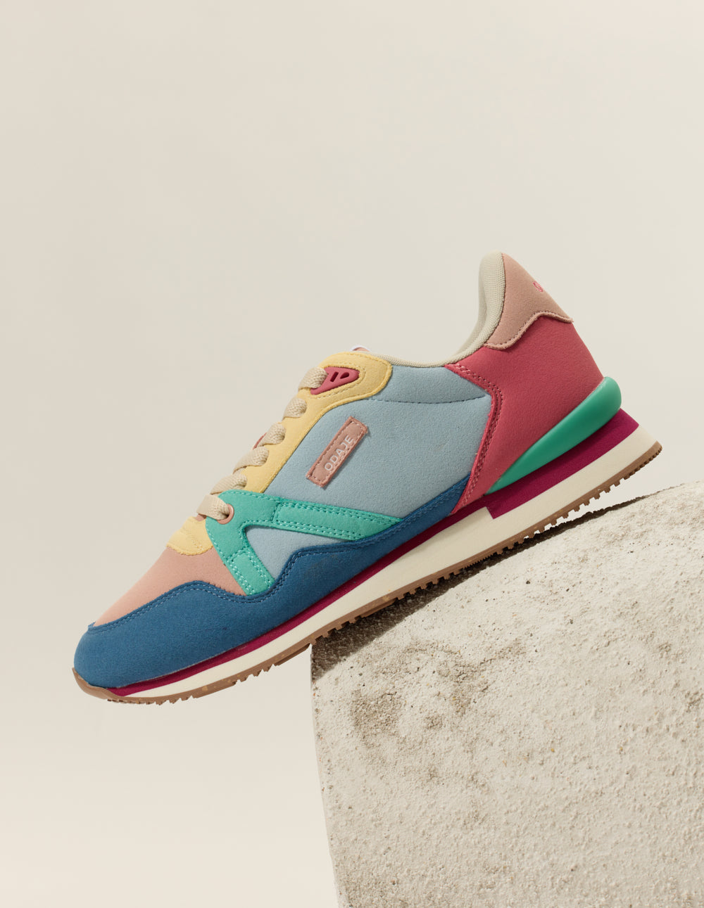 Andrée Low-Top Sneakers - Light Pink Duck Eggshell - Women's