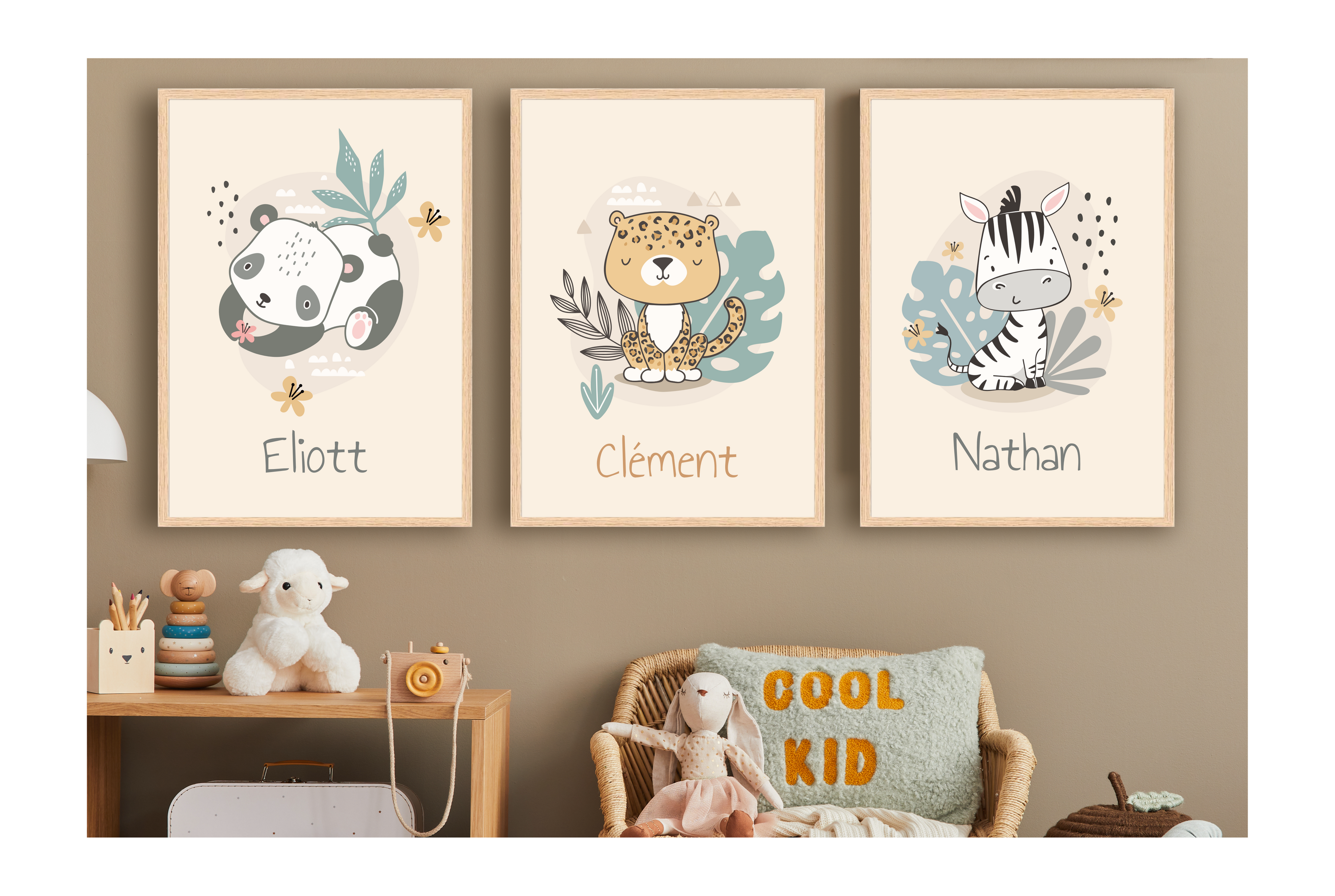 Personalized Posters - Savanna Animals