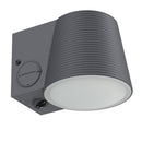 Soline - Applique Solaire Décorative - Acier - Gris
