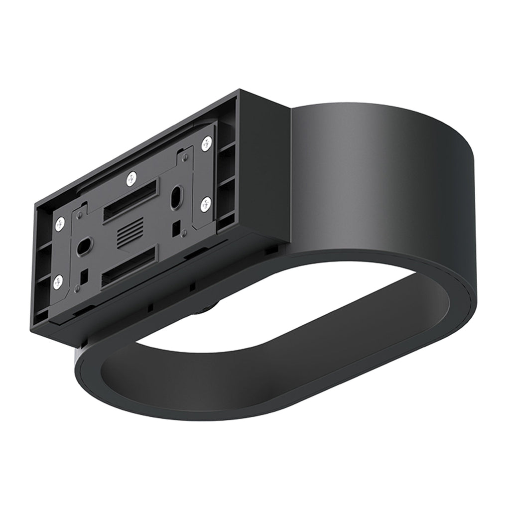 Noxis - Decorative Solar Wall Light - Steel - Black
