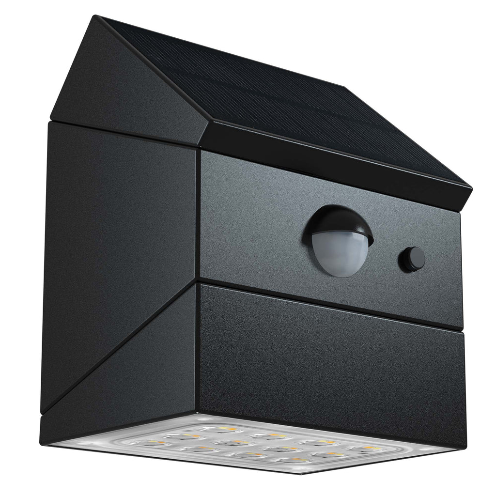 Lumicube - Applique Solaire - Plastique - Noir