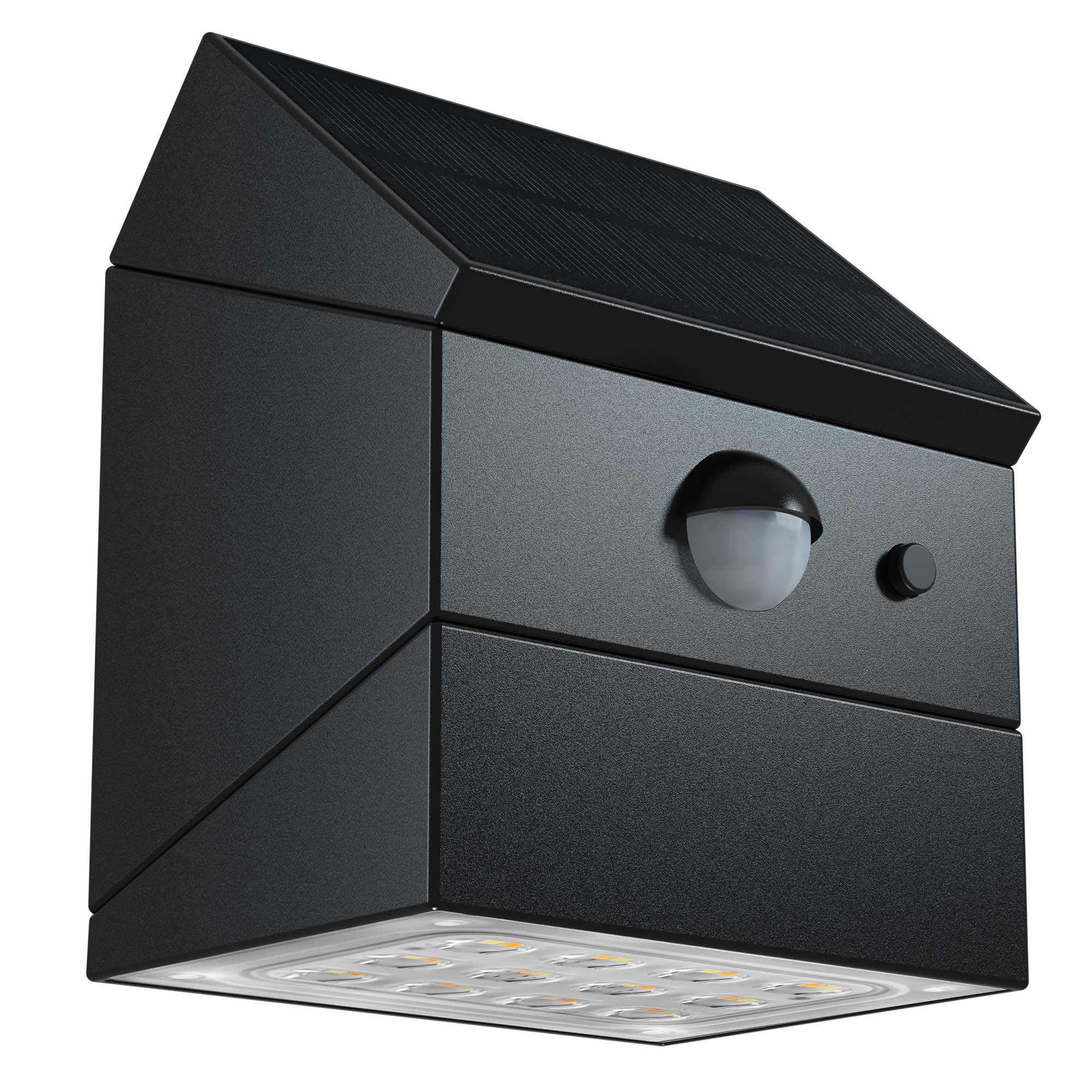 Lumicube - Applique Solaire - Plastique - Noir