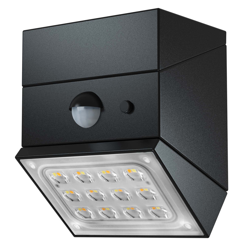 Lumicube - Applique Solaire - Plastique - Noir