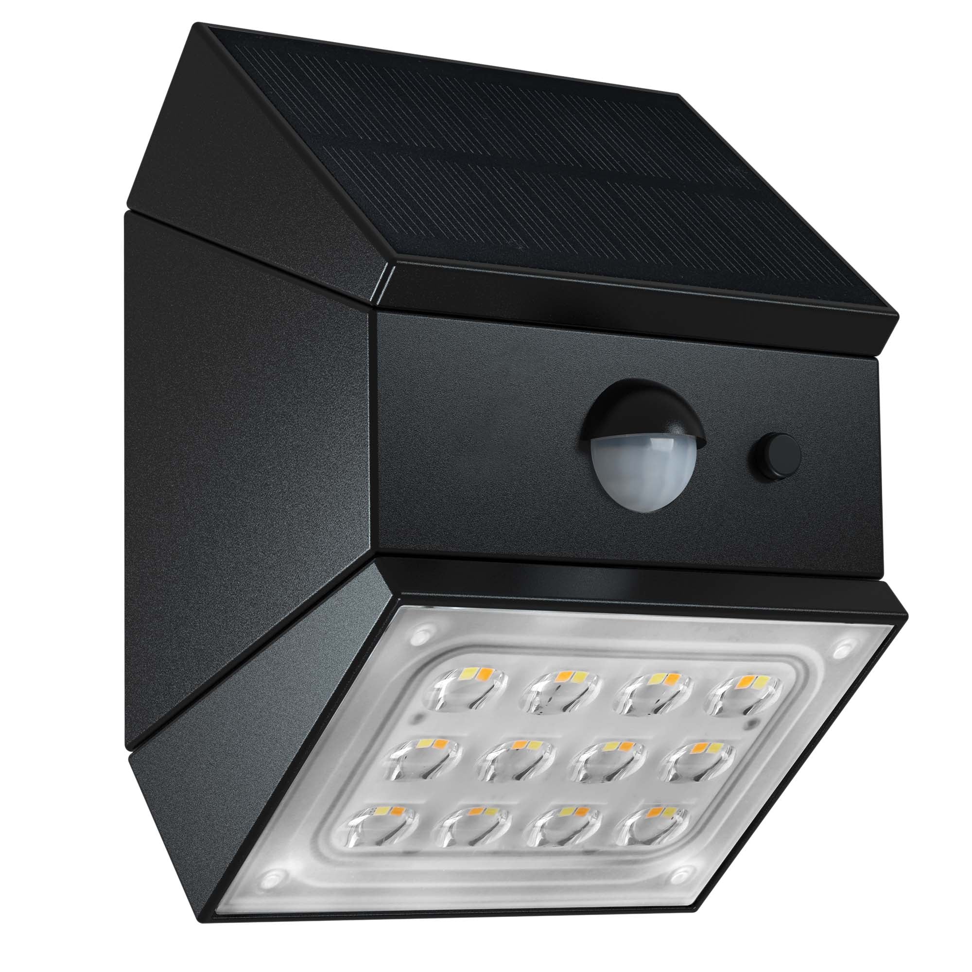 Lumicube - Applique Solaire - Plastique - Noir