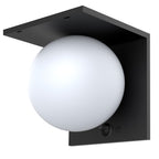 Bolly - Applique Solaire Décorative - Acier - Noir