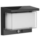 Zeany - Aplique solar decorativo - Acero - Negro