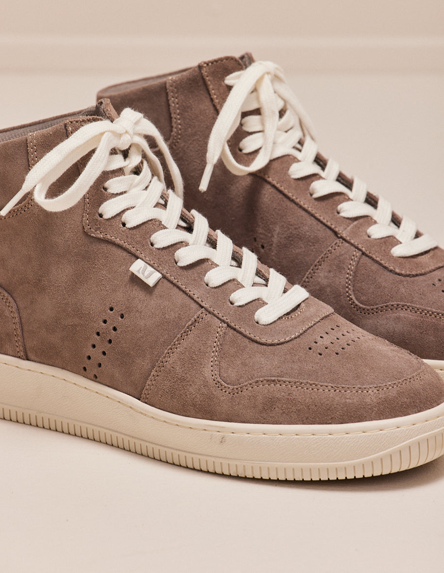 Baskets Montantes Arnaud - Suède Gris - Homme