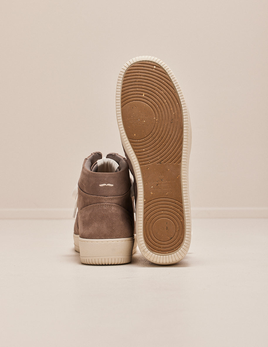 Baskets Montantes Arnaud - Suède Gris - Homme
