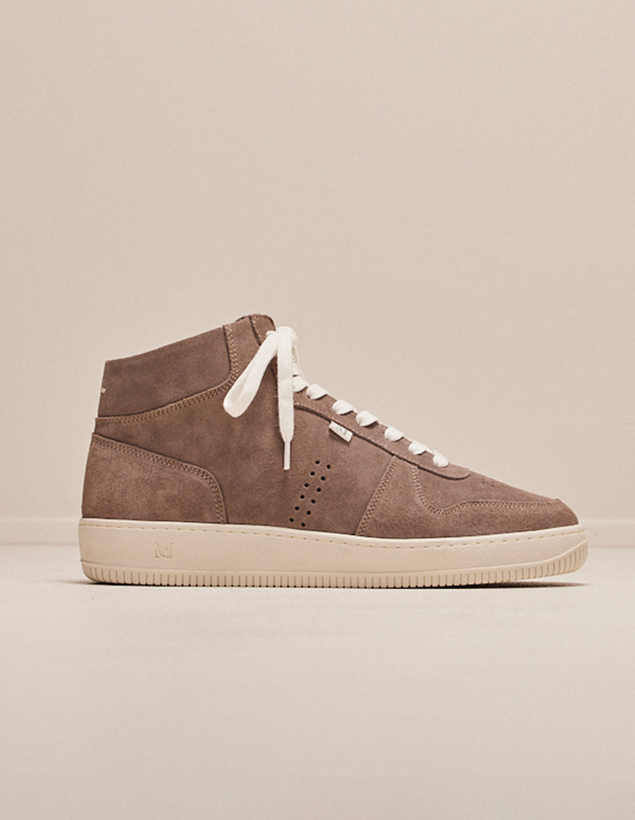 Baskets Montantes Arnaud - Suède Gris - Homme