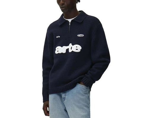 Arte Antwerp - Polo con cuello con cremallera