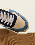 Zapatillas bajas Arthur - Mostaza Azul Marfil