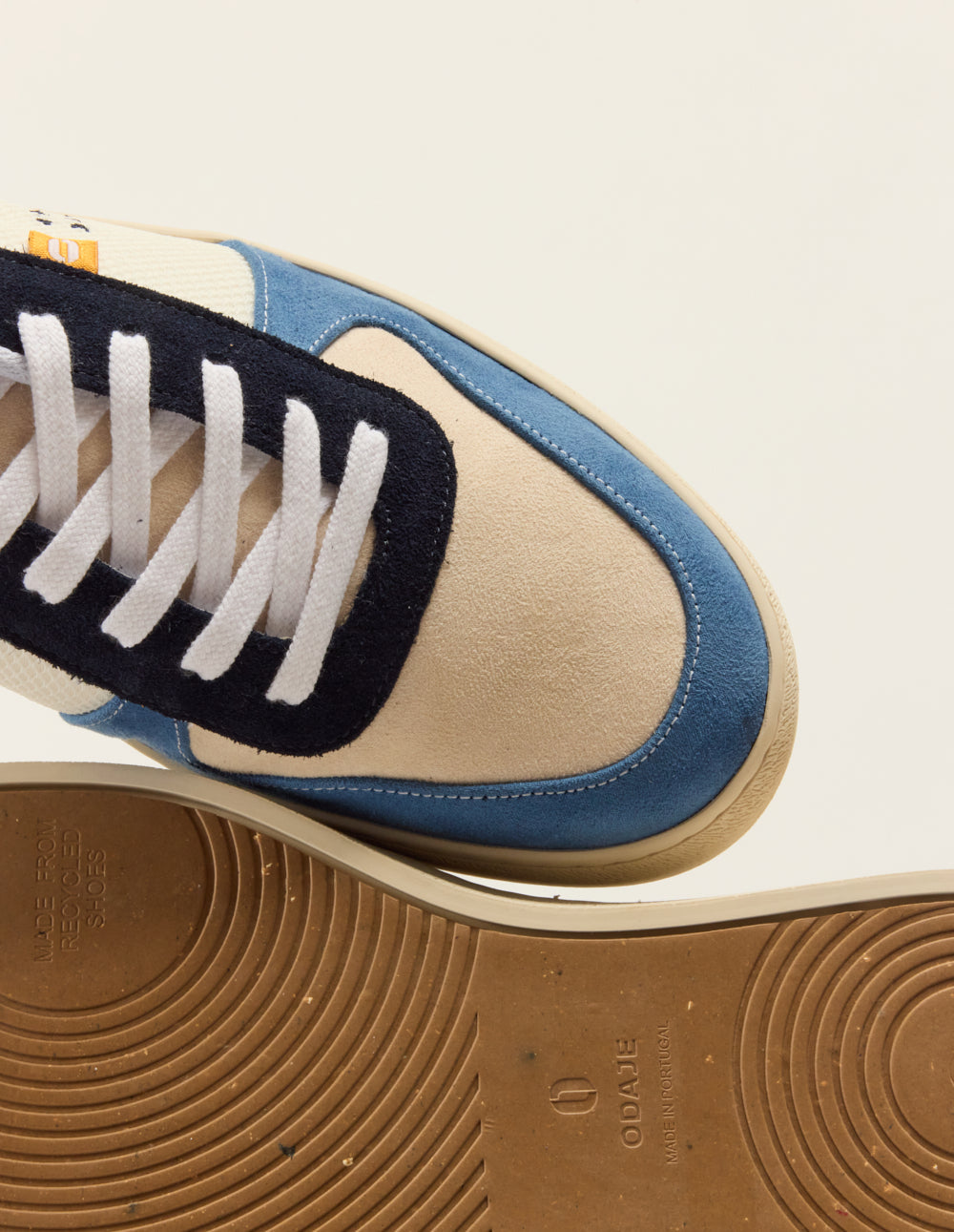 Zapatillas bajas Arthur - Mostaza Azul Marfil