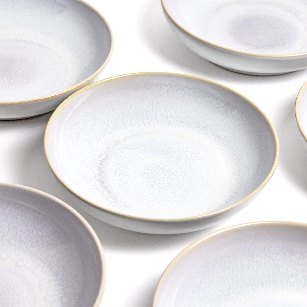 Deep Plates - Mother-of-Pearl White