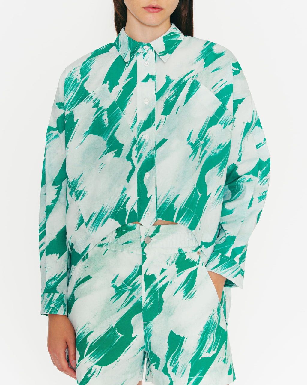 Margaux Lonnberg - Astin Shirt - Green Paint