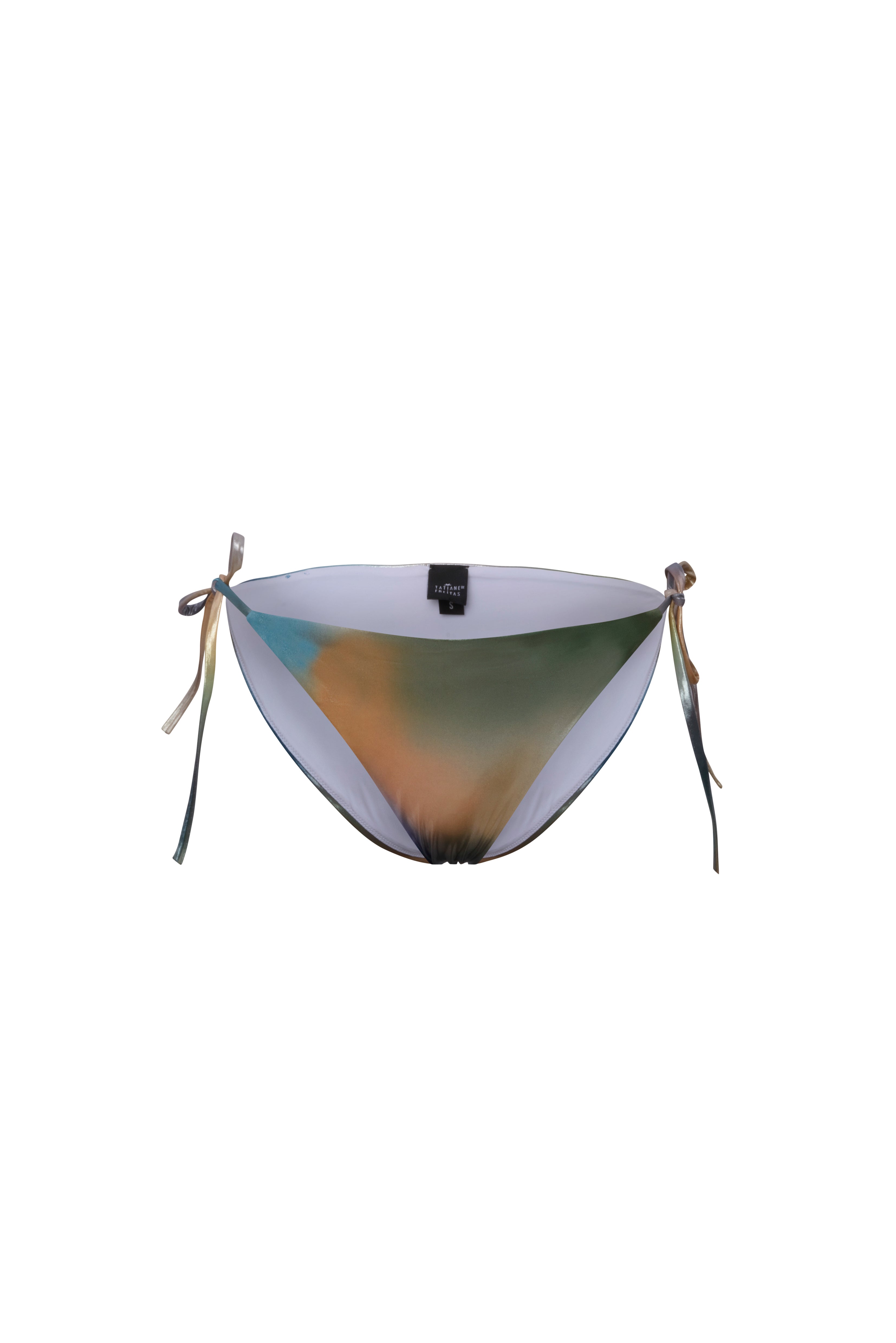 Top de bikini Beach Love - Degradado azul/verde