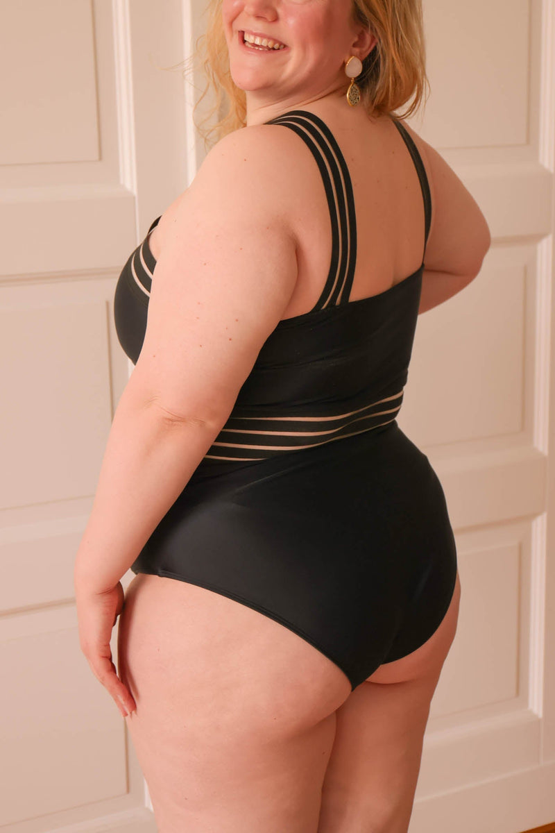 Maillot De Bain Une Pièce - Noir