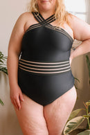 Maillot De Bain Une Pièce - Noir