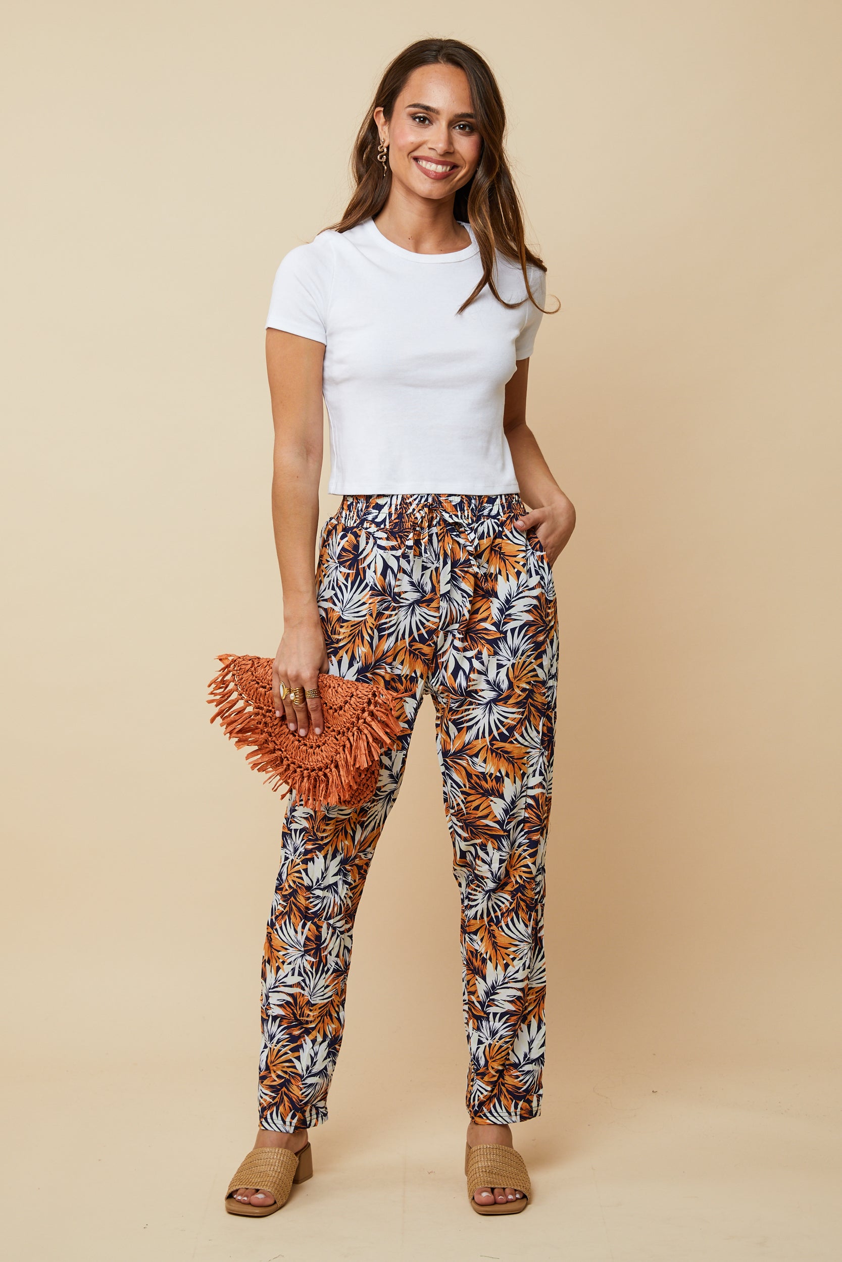Pantalones - Camel