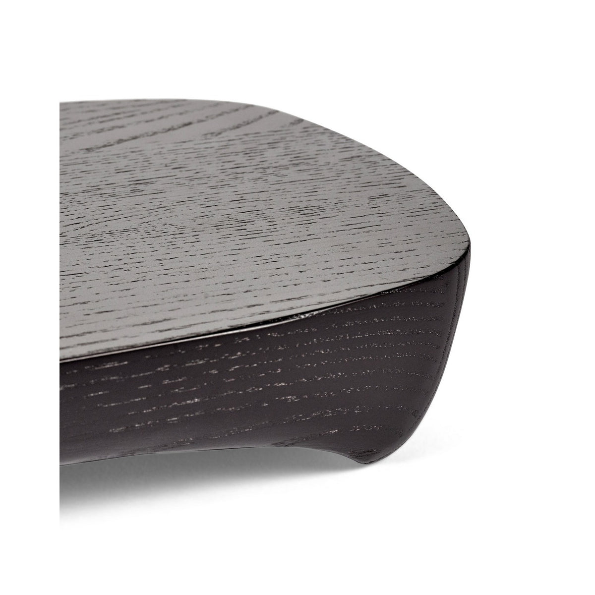 Out Of Lines Kitchen & Table - Dienblad - L - Gecarboniseerd Essenhout - Zwart