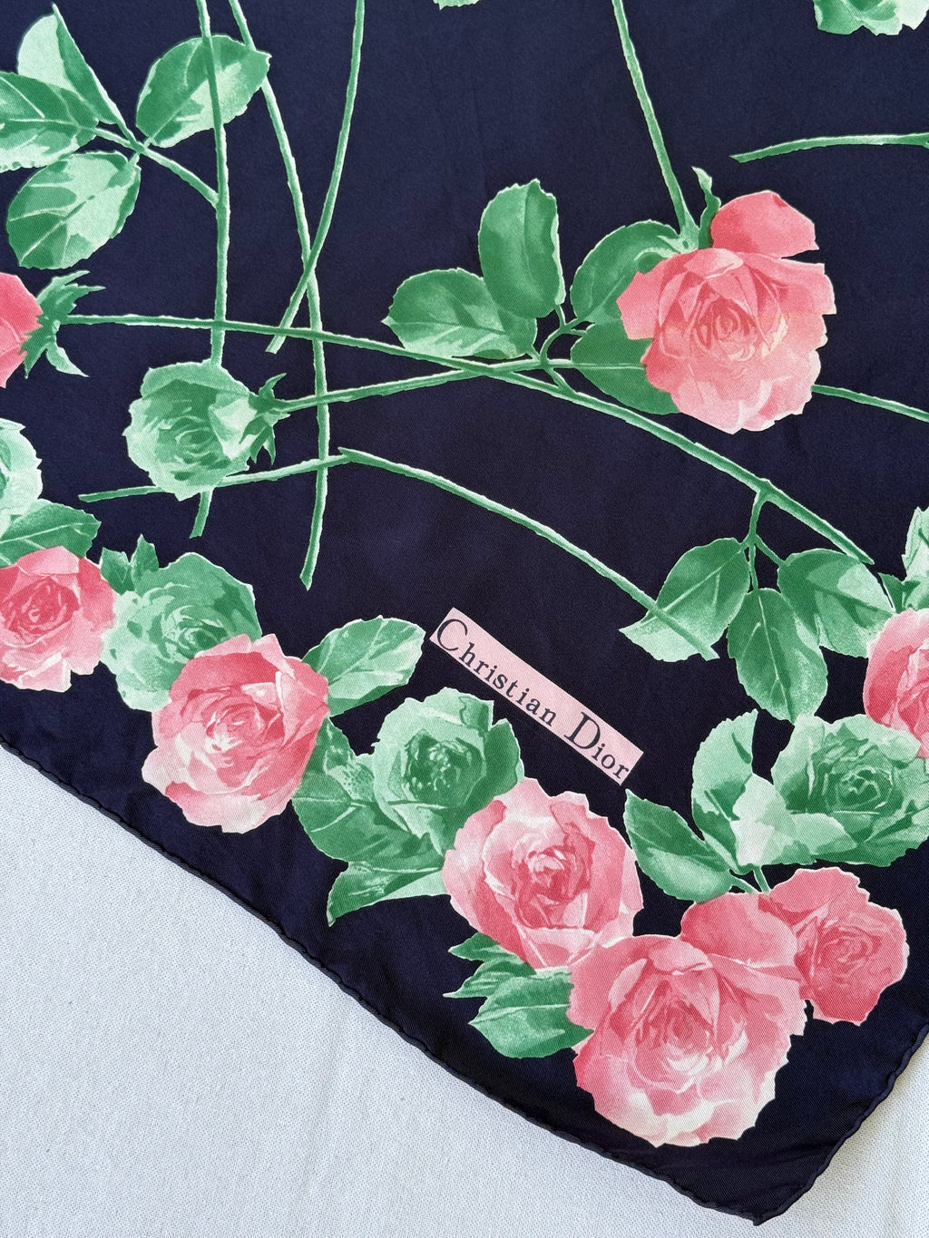 Pañuelo Christian Dior – Motivos florales