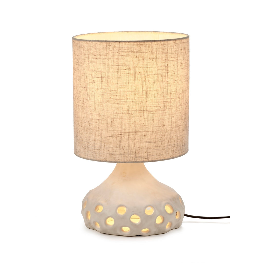 Oya - Bordlampe N°1 - Stentøj - Beige