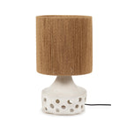 Oya - Bordlampe N°2 - Stentøj - Beige/Brun