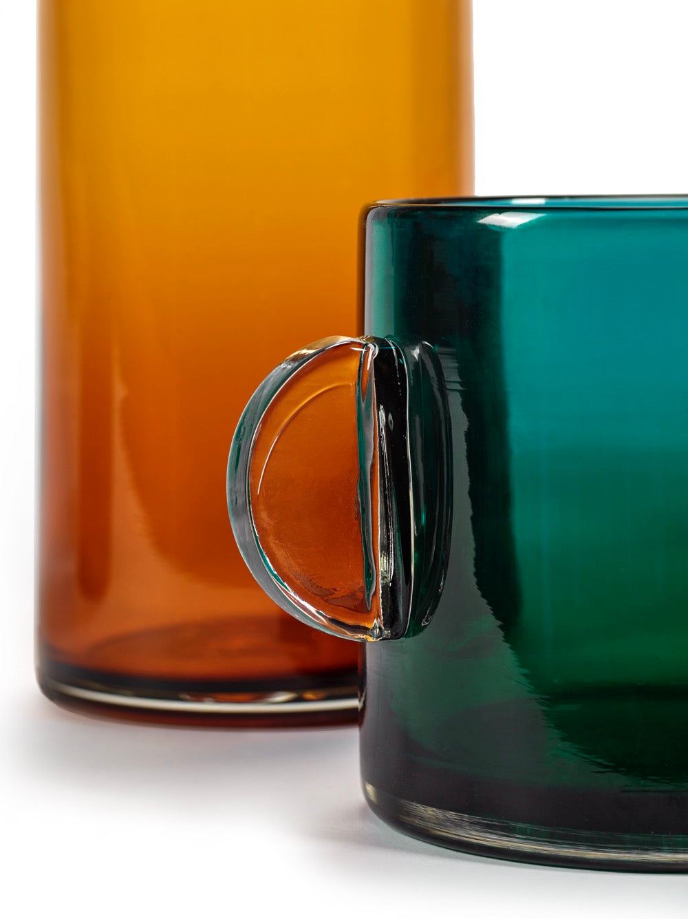 Wind & Fire - Vase - Verre - Bleu Foncé