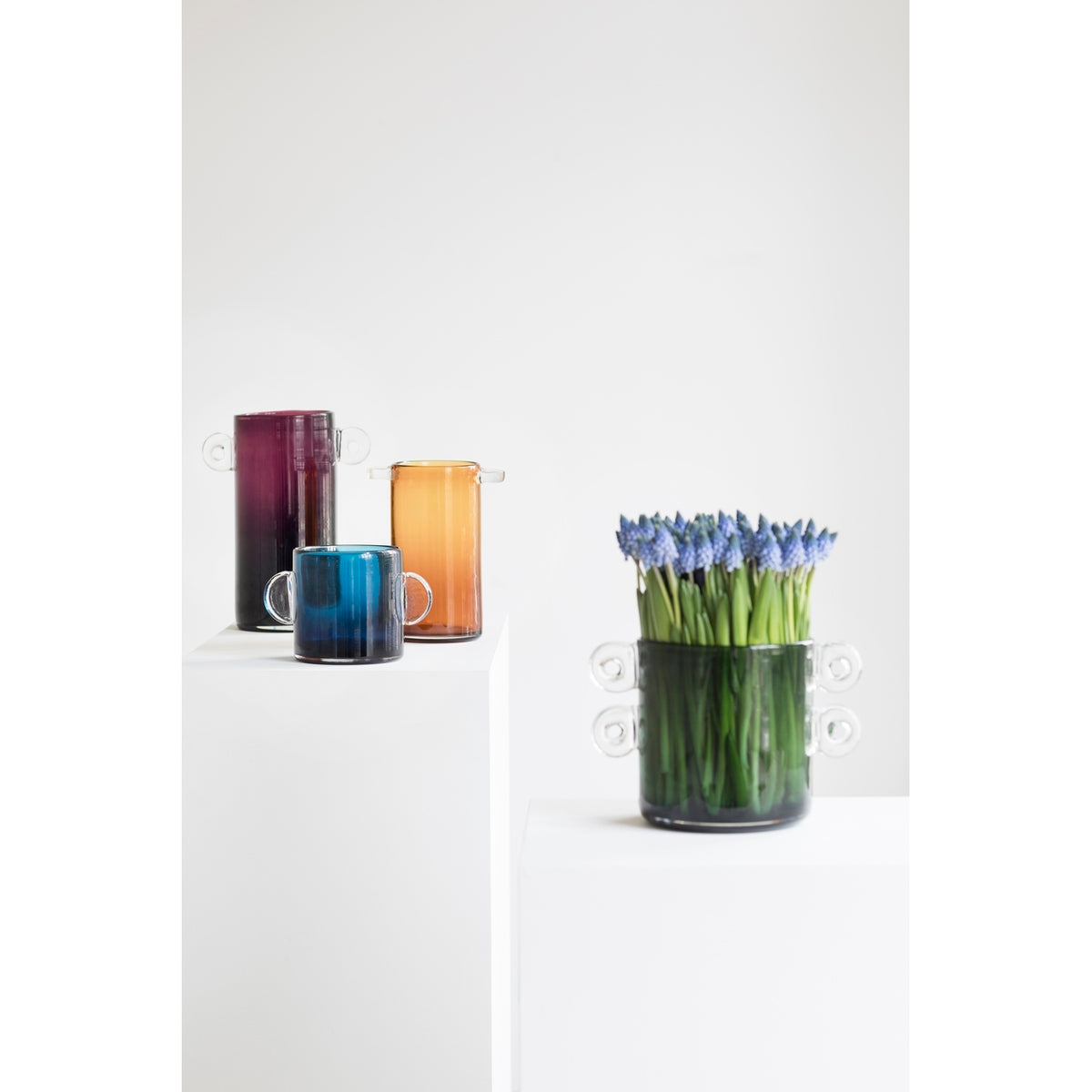 Wind & Fire - Vase - Glass - Dark Green