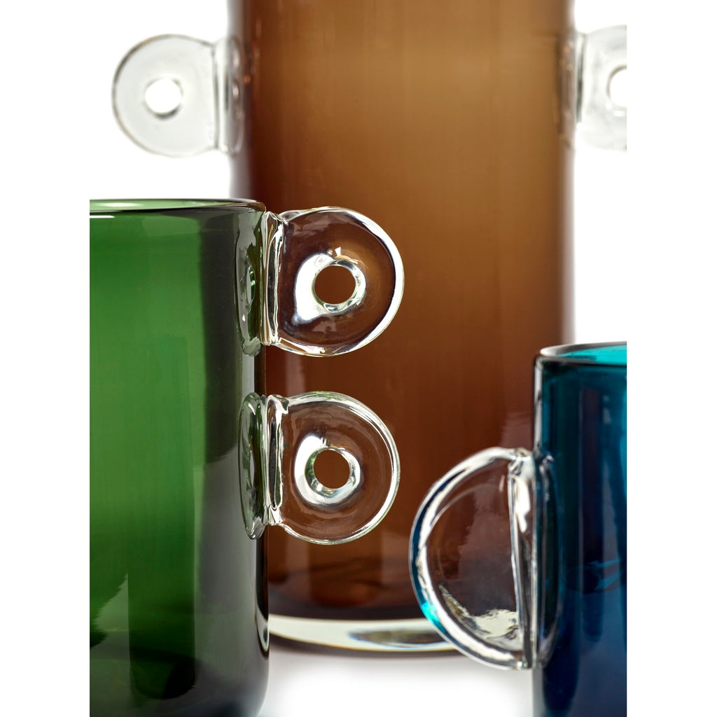 Wind & Fire - Vase - Glass - Dark Green